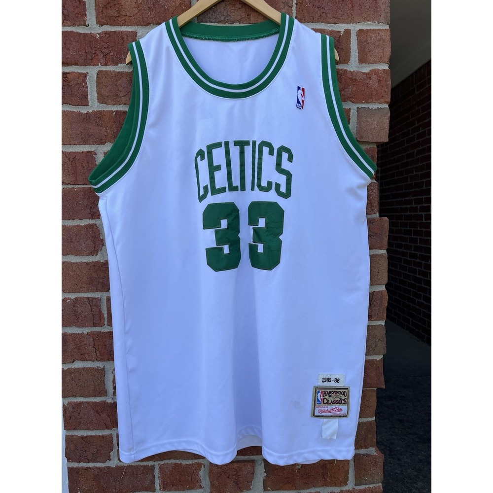 Mitchell & Ness Hardwood Classics Celtics #33 Jersey 1985-86 XL/2XL Stained